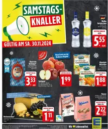 Gazetka promocyjna Edeka - Prospekte - Gazetka - ważna od 30.11 do 30.11.2024 - strona 30 - produkty: Abtei, Alpenhain, beutel, deka, eis, ente, Gorbatschow, holländischer schnittkäse, Käse, Manner, Old Amsterdam, reis, schnittkäse, snack, spitzenqualität, tee, Ti, waffeln, wodka, ZTE