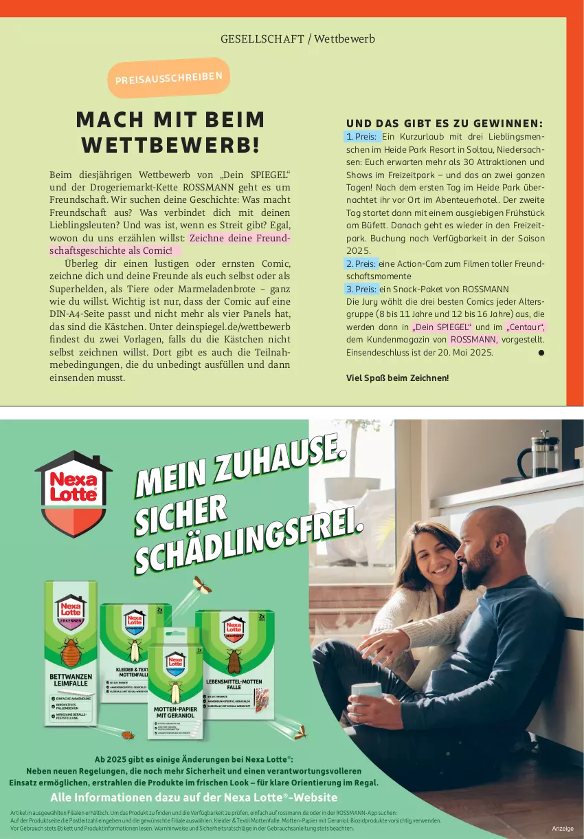 Aktueller Prospekt Rossmann - Prospekte - von 31.01 bis 06.04.2025 - strona 91 - produkty: brot, buch, Comics, eis, ente, erde, Kette, Lusti, mac, magazin, marmelade, reis, sac, snack, spiegel, Ti, Tiere