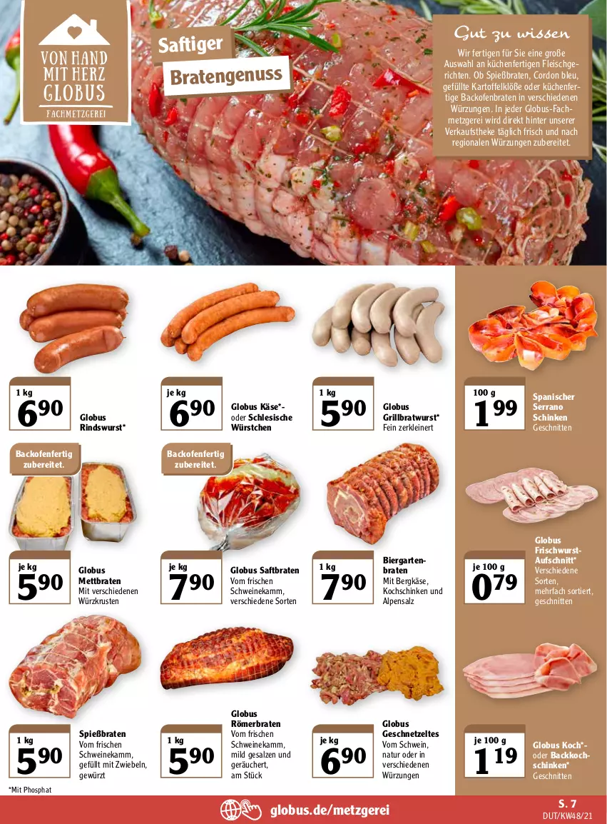 Aktueller Prospekt Globus - Prospekte - von 29.11 bis 04.12.2021 - strona 7