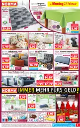 Gazetka promocyjna Norma - Norma - Gazetka - ważna od 06.03 do 06.03.2023 - strona 5 - produkty: auer, Bau, baumwolle, Bebe, blume, blumen, brie, champagne, champagner, Cognac, decke, Deckel, dekokissen, dell, eis, elle, fenster, flieder, gin, kerze, kissen, Klarsichtbox, Läufer, lavendel, leuchtmittel, LG, mitteldecke, Mode, ndk, reis, Ria, ring, rosen, rum, rwe, schmutzfangmatte, senf, sessel, sitzkissen, Sofa, Sofaüberwurf, Spektrum, Spiele, teppich, Ti, tisch, tischdecke, Tischwäsche, topper, türstopper, wolle, ZTE