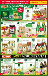 Gazetka promocyjna Norma - Norma - Gazetka - ważna od 06.03 do 06.03.2023 - strona 6 - produkty: aloe vera, apfel, Beluga, beutel, bio, blume, blumen, Blüte, braun, Brei, buch, bulgur, Cashew, cranberry, elle, erbsen, flasche, früchte, grana, granatapfel, hafer, hülsenfrüchte, kichererbsen, kokos, kräuter, Kürbis, kürbiskerne, LG, linsen, mandel, müsli, nuss, pistazien, quinoa, Rana, rind, rohrzucker, Rote Linsen, saft, salz, sanddorn, senf, sesam, sirup, sonnenblume, sonnenblumen, Sonnenblumenkerne, Ti, trolli, zitrone, zucker