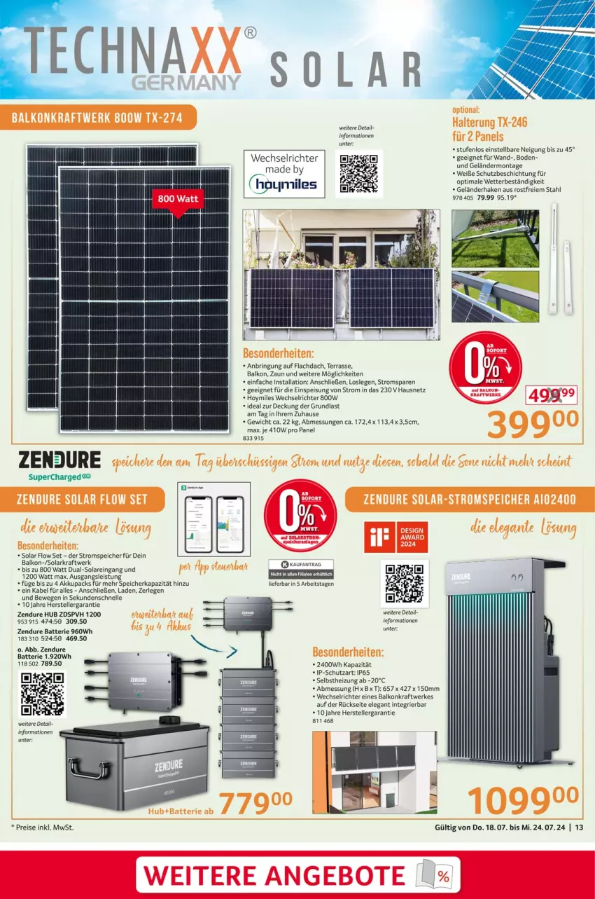 Aktueller Prospekt Selgros - Non Food - von 18.07 bis 24.07.2024 - strona 13 - produkty: akku, batterie, eis, elle, kraft, reis, ring, teller, Ti