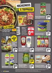 Gazetka promocyjna Edeka - Angebote der Woche - Gazetka - ważna od 14.10 do 14.10.2023 - strona 20 - produkty: angebot, barilla, bertolli, bier, blume, blumen, blumenöl, bolognese, coupon, coupons, curry, deka, eis, erde, fisch, flasche, genovese, gewürz, Gewürzgurke, gewürzgurken, gewürzketchup, gurke, gurken, heinz, Hela, ketchup, kräuter, kräutern, Kühne, LG, maggi, maggi fix, mayonnaise, nuss, olive, oliven, olivenöl, pesto, rabatt-coupon, reis, sonnenblume, sonnenblumen, sonnenblumenöl, spaghetti, spaghetti bolognese, super-knüller, thomy, thunfisch, Ti, tiefpreis, tomate, tomaten, tomatenketchup, tomato ketchup, Yo, ZTE