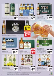 Gazetka promocyjna Edeka - Angebote der Woche - Gazetka - ważna od 14.10 do 14.10.2023 - strona 23 - produkty: alkohol, angebot, aust, beck's, bier, bitburger, burger, clausthaler, coupon, coupons, deka, eis, flasche, gin, Hefe, jever, jever pilsener, krombache, krombacher, krombacher pils, natur, natur radler, nuss, oder radler, Paula, paulaner, pils, pilsener, premium pils, rabatt-coupon, radler, reis, steiner, super-knüller, Ti, warsteiner, ZTE