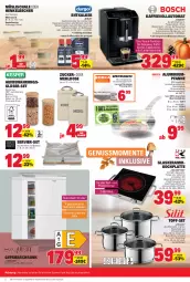 Gazetka promocyjna Edeka - Angebote der Woche - Gazetka - ważna od 14.10 do 14.10.2023 - strona 38 - produkty: ACC, auto, backofen, bambus, Becher, braten, Bratentopf, caffè crema, Cap, cappuccino, chia, cin, decke, Deckel, deka, edelstahl, eis, elle, ente, entkalker, espresso, fleisch, gefrierschrank, Gläser, glaskeramik, glasplatte, henkel, Henkelbecher, HP, kaffee, kaffeemaschine, kaffeepads, kaffeevollautomat, Kocher, latte, latte macchiato, mac, macchiato, mehl, milch, milchaufschäumer, müsli, Müslischale, nuss, Ofen, pfanne, pfannen, Reinigung, Schal, Schale, Schrank, schubladen, Spezi, Spritzschutz, Ti, tisch, tomate, tomaten, topf, topf-set, überhitzungsschutz, und pfanne, vollautomaten, wasser, wasserkocher, wassertank, zucker