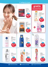 Gazetka promocyjna Edeka - Angebote der Woche - Gazetka - ważna od 14.10 do 14.10.2023 - strona 42 - produkty: Ambre Solaire, body, bodylotion, bürste, creme, duschgel, elmex, garnier, Kinder, Lippenpflege, Lotion, milch, mundspülung, nivea, Q10, Revital, revitalift, sonnenmilch, spülung, tagescreme, Tagespflege, Ti, vita, zahnbürste, zahncreme