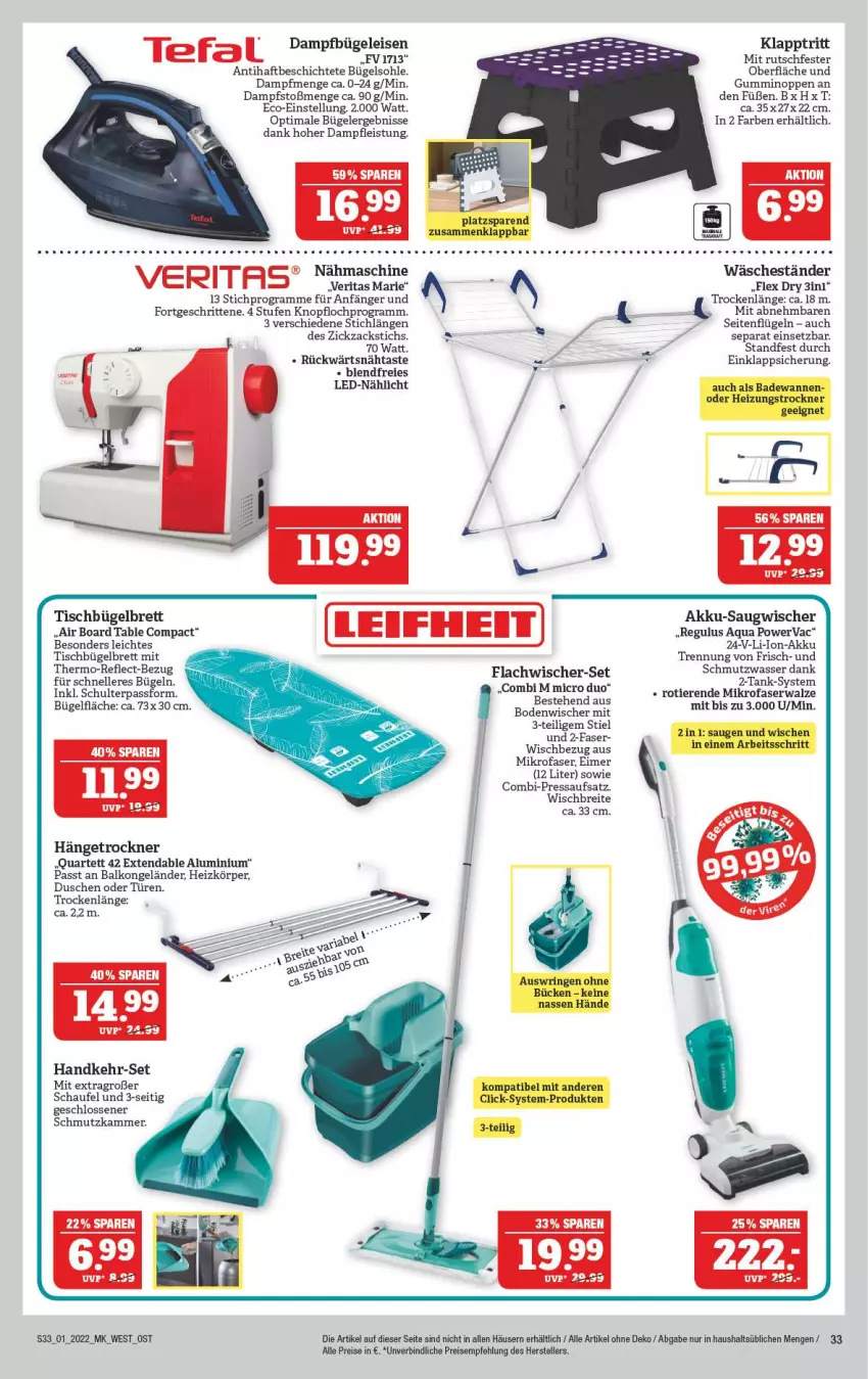 Aktueller Prospekt Marktkauf - Prospekt - von 02.01 bis 08.01.2022 - strona 37 - produkty: akku, aqua, bodenwischer, Brei, bügel, Bügeleisen, dampfbügeleisen, dusche, eimer, eis, elle, HP, klapptritt, li-ion-akku, mikrofaser, ndk, reis, tee, teller, Ti, Tiere, tisch, Trockner, wasser