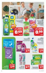 Gazetka promocyjna Marktkauf - Prospekt - Gazetka - ważna od 08.01 do 08.01.2022 - strona 26 - produkty: ajax, allzweckreiniger, Bad, balsam, biff, bio, biozidprodukte, burti, cosmea, feinwaschmittel, flasche, geschirr, geschirrspülmittel, gin, Jean Carol, Rauch, reiniger, rwe, sprühflasche, spülmittel, Tasche, taschen, taschentücher, Ti, tücher, waschmittel, wc total, weck