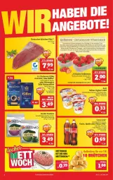 Gazetka promocyjna Marktkauf - Prospekt - Gazetka - ważna od 08.01 do 08.01.2022 - strona 6 - produkty: Becher, beere, beeren, coca-cola, cola, darbo, darboven, eis, erdbeere, erdbeeren, Falsches Filet, fanta, filet, flasche, jacobs, jacobs tassimo, joghur, joghurt, joghurt mild, kaffee, limo, limonade, Mezzo Mix, mövenpick, reis, rind, sahne, sahne joghurt, Schal, Schale, sim, sprite, tassimo, tee, Ti, zott