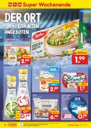 Gazetka promocyjna Netto Marken-Discount - Filial-Angebote - Gazetka - ważna od 12.11 do 12.11.2022 - strona 34 - produkty: angebot, angebote, bestpreis, Bifteki, creme, Dr. Oetker, eis, erbsen, iglo, joghur, joghurt, karotten, Käse, käsescheiben, landliebe, mascarpone, ndk, Rahmgemüse, rama, rama cremefine, reis, Ti, weihenstephan