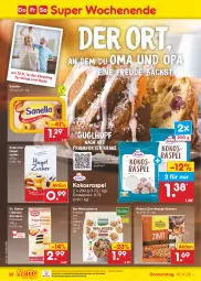 Gazetka promocyjna Netto Marken-Discount - Filial-Angebote - Gazetka - ważna od 12.11 do 12.11.2022 - strona 38 - produkty: bestpreis, bio, Dr. Oetker, eis, frankfurter, Guglhupf, kokos, Kranz, Lübecker, mandel, marzipan, ndk, nuss, reis, rezept, rezepte, südzucker, Ti, tisch, walnuss, walnusskerne, zucker