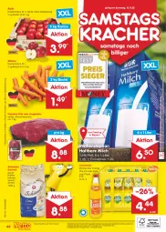 Gazetka promocyjna Netto Marken-Discount - Filial-Angebote - Gazetka - ważna od 12.11 do 12.11.2022 - strona 44 - produkty: angebot, angebote, bestpreis, beutel, bohne, bohnen, discount, eis, Falsches Filet, filet, fleisch, haltbare milch, Holz, jungbullen, kaffee, kaffeebohnen, kracher, limo, limonade, limonaden, marken-discount, Mett, milch, möhren, ndk, orange, reis, saft, Ti, weihenstephan, wurst, wurst in selbstbedienung, zitrone, ZTE