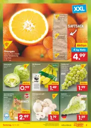 Gazetka promocyjna Netto Marken-Discount - Filial-Angebote - Gazetka - ważna od 12.11 do 12.11.2022 - strona 9 - produkty: angebot, asti, banane, bananen, bestpreis, bio, bio-bananen, champignon, champignons, discount, eis, eisbergsalat, kartoffel, kartoffeln, orange, orangen, pfanni, reis, sac, saft, salat, Schal, Schale, speisekartoffeln, spitzkohl, Ti, trauben, ZTE