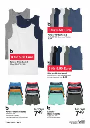 Gazetka promocyjna Zeeman - Prospekte - Gazetka - ważna od 25.03 do 25.03.2022 - strona 19 - produkty: Bau, baumwolle, bett, hemd, Kinder, Kinder-Boxershorts, Kinder-Unterhemd, shorts, Unterhemd, wolle