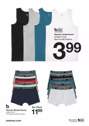 Gazetka promocyjna Zeeman - Prospekte - Gazetka - ważna od 25.03 do 25.03.2022 - strona 21 - produkty: Bau, baumwolle, bett, hemd, shorts, Unterhemd, wolle