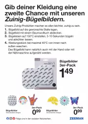 Gazetka promocyjna Zeeman - Prospekte - Gazetka - ważna od 25.03 do 25.03.2022 - strona 26 - produkty: Bau, bügel, Bügeleisen, decke, eis, elle, erde, kleid, Kleidung, LG, mac, Nähmaschine, tuc