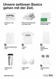 Gazetka promocyjna Zeeman - Prospekte - Gazetka - ważna od 25.03 do 25.03.2022 - strona 4 - produkty: Becher, bett, brot, Brotdose, Damen-Unterhemd, hemd, Kinder, shirt, sneaker, sneakersocken, socken, T-Shirt, trinkbecher, tücher, Unterhemd