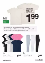 Gazetka promocyjna Zeeman - Prospekte - Gazetka - ważna od 25.03 do 25.03.2022 - strona 8 - produkty: Bau, baumwolle, bett, gin, Kinder, Kinder-T-Shirt, kleid, Kleidung, leggings, ring, shirt, shirts, T-Shirt, Ti, wasser, wolle