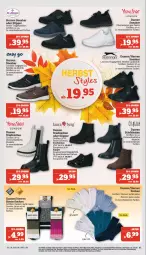 Gazetka promocyjna Marktkauf - Prospekt - Gazetka - ważna od 09.09 do 09.09.2023 - strona 39 - produkty: dell, eis, elle, Mode, reis, Ria, schuhe, slazenger, slip, Slipper, sneaker, socken, Sport, Stiefeletten, Ti