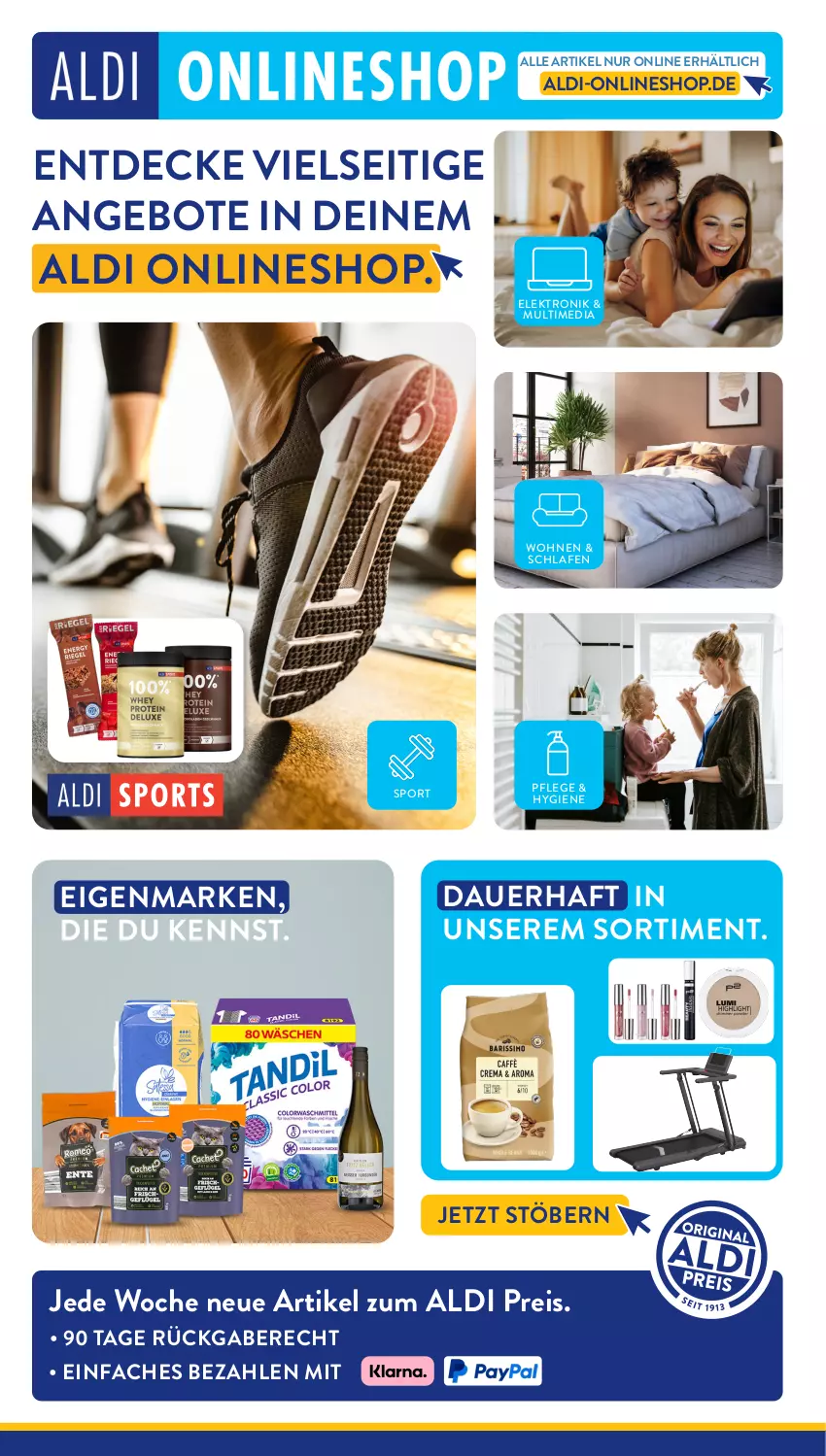 Aktueller Prospekt AldiSud - IN ZWEI WOCHEN - von 02.01 bis 06.01.2023 - strona 34 - produkty: aldi, angebot, angebote, auer, decke, eis, Elektro, reis, Sport, Ti