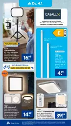 Gazetka promocyjna AldiSud - IN ZWEI WOCHEN - Gazetka - ważna od 06.01 do 06.01.2023 - strona 12 - produkty: aldi, auer, beleuchtung, decke, deckenleuchte, dell, eis, elle, fernbedienung, LED-Leuchte, Leuchte, leuchten, leuchtmittel, Mode, Nachtlicht, ndk, reis, ring, Schal, Schale, Teleskop, Ti, timer, tisch