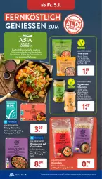 Gazetka promocyjna AldiSud - IN ZWEI WOCHEN - Gazetka - ważna od 06.01 do 06.01.2023 - strona 23 - produkty: aldi, aqua, Asia Green Garden, bett, chili, dip, eis, ente, finesse, fisch, garnelen, gewürz, ingwer, je 250-g-packung, korn, küche, mam, Mode, nudel, nudeln, nuss, reis, sauce, Spezi, Ti, tisch, wok