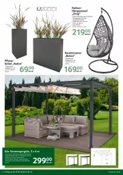 Gazetka promocyjna Selgros - Vorschau:
Gartenmöbel - Gazetka - ważna od 23.02 do 23.02.2022 - strona 6 - produkty: eis, hängesessel, reis, Ria, sessel, tee, Ti, wasser, Zement