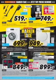Gazetka promocyjna Medimax - MEDIMAX Prospekt KW15 2022 - Gazetka - ważna od 14.04 do 14.04.2022 - strona 5 - produkty: akku, alpro, auto, backofen, Bau, beleuchtung, besteck, bürste, Cap, eier, einbau-geschirrspüler, eis, Elektro, elle, erde, Ergee, Finish, garraum, gefu, Germ, geschirr, geschirrspüler, grill, jeans, kaffee, kaffeespezialitäten, kaffeevollautomat, korb, Leuchte, LG, mastercard, miele, milch, Ofen, Reinigung, reis, Ria, rum, spee, Spektrum, Spezi, Spiele, Stielsauger, tablet, tablett, Tablette, Ti, tisch, top-preis, Trockner, trommel, wandhalterung, wärmepumpentrockner, waschmaschine, wasser, wassertank, wolle