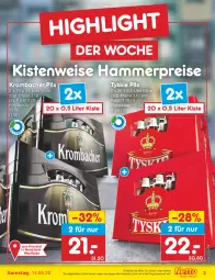 Gazetka promocyjna Netto Marken-Discount - Filial-Angebote - Gazetka - ważna od 14.05 do 14.05.2022 - strona 3 - produkty: angebot, eis, krombache, krombacher, krombacher pils, pils, reis, Ti, tyskie, ZTE