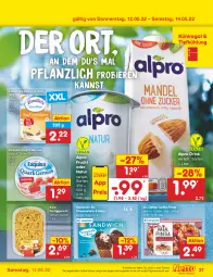 Gazetka promocyjna Netto Marken-Discount - Filial-Angebote - Gazetka - ważna od 14.05 do 14.05.2022 - strona 37 - produkty: ACC, alpro, angebot, bier, Biere, Dr. Oetker, drink, eis, exquisa, fertiggericht, frucht, Käse, käsescheiben, keks, kühlregal, landliebe, natur, nuss, quark, quark genus, quark genuss, regal, sandwich, Ti, ZTE