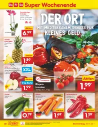 Gazetka promocyjna Netto Marken-Discount - Filial-Angebote - Gazetka - ważna od 26.11 do 26.11.2022 - strona 32 - produkty: ananas, asti, bestpreis, beutel, Blüte, eis, gurke, gurken, leine, Mett, möhren, ndk, nuss, orchidee, paprika, paprika rot, reis, rispentomaten, Schmetterling, schmetterlingsorchidee, Spitzpaprika, Ti, tomate, tomaten, topf