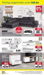 Gazetka promocyjna Lidl - Aktuelle Onlineshop-Highlights - Gazetka - ważna od 31.12 do 31.12.2023 - strona 20 - produkty: bett, bettkasten, bilderrahmen, decke, deckenleuchte, dell, eis, kommode, kopfstütze, Leuchte, lowboard, Mode, ndk, schubladen, Sofa, Ti, uhr, wanduhr, Yo, ZTE