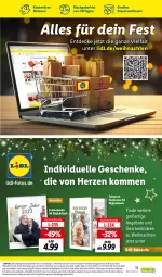 Gazetka promocyjna Lidl - Aktuelle Onlineshop-Highlights - Gazetka - ważna od 31.12 do 31.12.2023 - strona 37 - produkty: angebot, angebote, auer, buch, decke, eis, elle, Fotobuch, Fotokalender, gutschein, korb, ndk, reis, ring, Ti, weihnachten