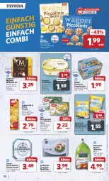 Gazetka promocyjna Combi - Prospekte - Gazetka - ważna od 03.08 do 03.08.2024 - strona 10 - produkty: agrarfrost, beutel, burger, coppenrath, cremissimo, eier, eis, fisch, fleisch, iglo, langnese, langnese cremissimo, magnum, medaillons, piccolinis, Rahmgemüse, reis, sim, Strudel, thunfisch, Ti, wagner, wiesenhof, ZTE