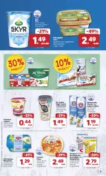 Gazetka promocyjna Combi - Prospekte - Gazetka - ważna od 03.08 do 03.08.2024 - strona 9 - produkty: actimel, activia, arla, arla skyr, backfisch, bärenmarke, Becher, danone, deli reform, Dr. Oetker, drink, eis, filet, filets, fisch, haltbare milch, joghur, joghurt, kerrygold, kerrygold extra, Kinder, lorenz, margarine, matjes, Matjesfilet, matjesfilets, milch, Milchschnitte, Nordsee, pizza, reis, remoulade, salz, Skyr, snack, snacks, Ti, ZTE