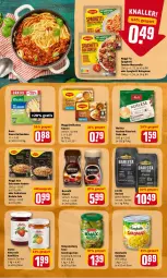 Gazetka promocyjna Rewe - Diese Woche im Angebot! - Gazetka - ważna od 23.04 do 23.04.2022 - strona 22 - produkty: aktionspreis, bohne, bolognese, bonduelle, bonduelle goldmais, braten, darbo, delikatess sauce, eis, elle, ente, gewürz, Gewürzgurke, gewürzgurken, Goldmais, gurke, gurken, hengstenberg, hollandaise, jacobs, knorr, konfitüre, maggi, maggi fix, mais, melitta, mozzarella, natur, Nescafé, nudel, nudeln, reis, rel, sauce, sauce hollandaise, saucen, spaghetti, spaghetti bolognese, Ti, tomate