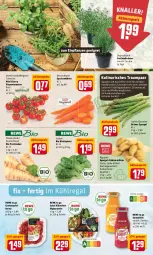 Gazetka promocyjna Rewe - Diese Woche im Angebot! - Gazetka - ważna od 23.04 do 23.04.2022 - strona 3 - produkty: aktionspreis, apfel, asti, bio, blattspinat, eis, freilandkräuter, Frühkartoffeln, grana, granatapfel, granatapfelkerne, grüner spargel, HP, kartoffel, kartoffeln, kräuter, kräutern, kühlregal, LG, möhren, ndk, pfeffer, pflanze, pflanzen, Rana, regal, reis, rispentomaten, saft, salat, salz, Schal, Schale, smoothie, smoothies, Soße, spargel, speisemöhren, spinat, Ti, tomate, tomaten, topf, zitrone, zitronen, zitronensaft