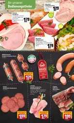 Gazetka promocyjna Rewe - Diese Woche im Angebot! - Gazetka - ważna od 23.04 do 23.04.2022 - strona 6 - produkty: aktionspreis, aufschnitt, eis, Geflügel, gin, hausmarke, hinterkochschinken, kochschinken, Mett, mettwurst, mit paprika, paprika, pfeffer, pflanze, pflanzen, Pflanzenfett, pute, putenbrust, reinert, reis, rewe hausmarke, saft, salami, schinken, Speck, südtiroler, Ti, wiesenhof, wurst, zwiebel, zwiebelmettwurst