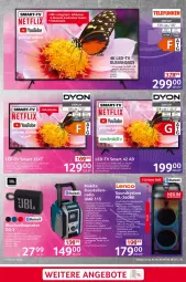 Gazetka promocyjna Selgros - Nonfood - Gazetka - ważna od 09.08 do 09.08.2023 - strona 15 - produkty: angebot, angebote, dvb, dyon, harman, HDMI, kopfhörer, lenco, netflix, telefunken, tuner, usb, Yo