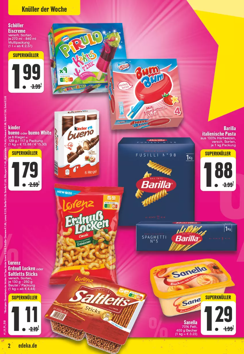 Aktueller Prospekt Edeka - Angebote der Woche - von 09.10 bis 14.10.2023 - strona 2 - produkty: deka