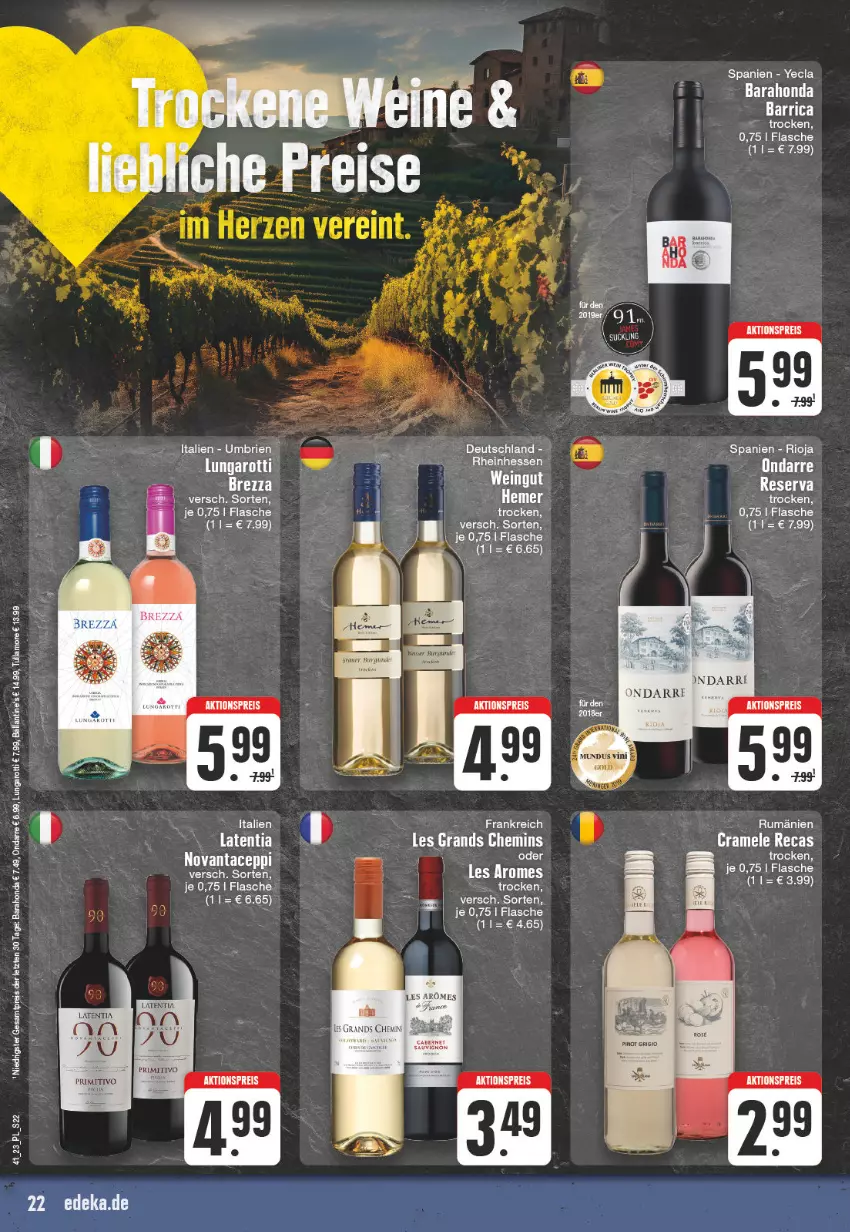 Aktueller Prospekt Edeka - Angebote der Woche - von 09.10 bis 14.10.2023 - strona 22 - produkty: aktionspreis, eier, eis, flasche, reis, rum, Ti