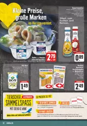 Gazetka promocyjna Edeka - Angebote der Woche - Gazetka - ważna od 14.10 do 14.10.2023 - strona 12 - produkty: aktionspreis, angebot, arla, arla skyr, backfisch, beko, bresso, creme, deka, dell, eis, elle, filet, filets, fisch, flasche, frikadellen, galbani, hering, Herings, heringsfilets, homann, nadler, Nordsee, rama, rama cremefine, reis, ring, sahne, Schal, Schale, Schleich, Skyr, Ti, ZTE