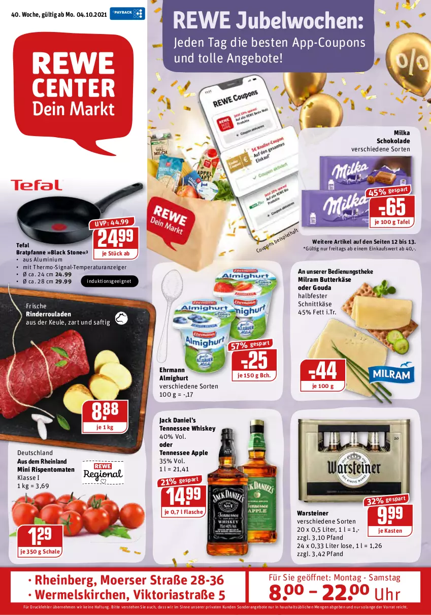 Aktueller Prospekt Rewe - Prospekte - von 04.10 bis 10.10.2021 - strona 1