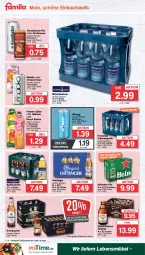 Gazetka promocyjna Famila - Prospekte - Gazetka - ważna od 20.04 do 20.04.2024 - strona 24 - produkty: Alwa, apfel, Apfelschorle, brause, Calcium, chupa, chupa chups, eis, eistee, elle, fassbrause, flasche, Forstetal, gin, glasflasche, grevensteiner, heineken, krombache, krombacher, krombacher pils, lebensmittel, mineralwasser, Nektar, oettinger, pfanne, Pfanner, pils, Rauch, reis, säfte, schorle, steiner, tee, Ti, wasser, ZTE