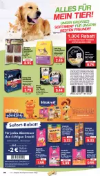 Gazetka promocyjna Famila - Prospekte - Gazetka - ważna od 20.04 do 20.04.2024 - strona 28 - produkty: aust, beef, beutel, Columbia, coupon, coupons, Duck, eis, ente, erde, felix, gin, kraft, mars, nassfutter, purina, Rauch, reifen, reis, Schal, Schale, sensations, sheba, snack, snacks, sofort-rabatt, telefon, Ti, tristar, trockenfutter, uhr, vita, vitakraft, ZTE