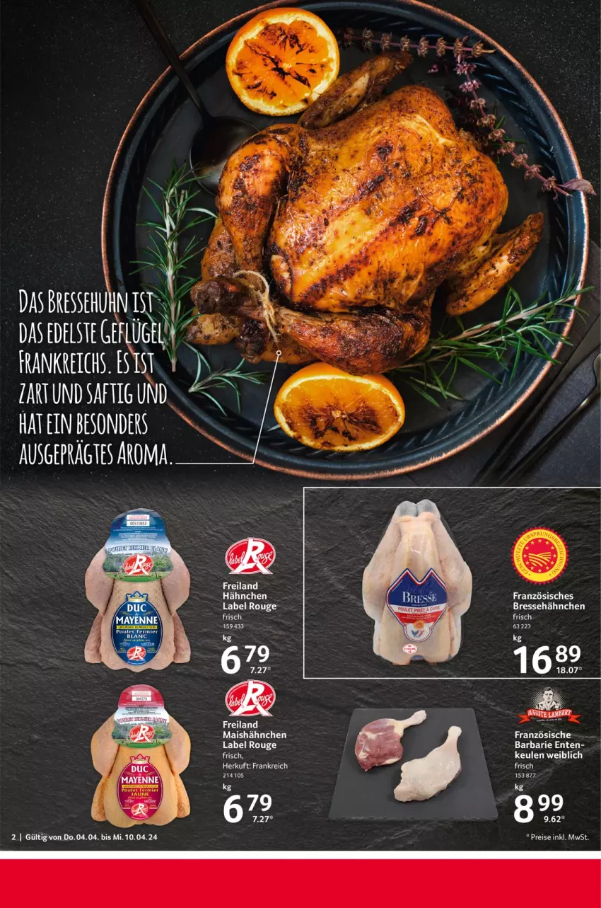 Aktueller Prospekt Selgros - Food - von 04.04 bis 10.04.2024 - strona 2 - produkty: eis, ente, mais, reis, rouge, saft, Ti