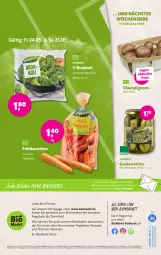 Gazetka promocyjna Denns Biomarkt - Gazetka - ważna od 04.06 do 04.06.2024 - strona 16 - produkty: angebot, angebote, auer, beutel, bio, brokkoli, champignon, champignons, decke, dennree, drucker, eis, elle, Engel, gurke, gurken, karotten, kerze, Laufen, LG, Omep, reis, rezept, rezepte, Schal, Schale, Ti, ZTE