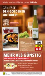 Gazetka promocyjna Lidl - Highlights in der Weinwelt - Gazetka - ważna od 31.10 do 31.10.2023 - strona 2 - produkty: berliner, discount, eis, ente, flasche, grüner veltliner, LG, Ofen, rezept, rezepte, saft, sauce, Ti, wein, weine