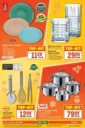 Gazetka promocyjna Metro - NonFood - Gazetka - ważna od 30.03 do 30.03.2022 - strona 3 - produkty: aqua, Becher, Brei, brut, decke, Deckel, drink, edelstahl, elle, geschirr, Geschirrserie, Gläser, grill, Grillteller, herdarten, küche, Küchen, Küchenhelfer, LG, mikrowelle, pizza, Schneebesen, spülmaschinen, teller, Ti, top-hit, topf, topf-set, whiskey