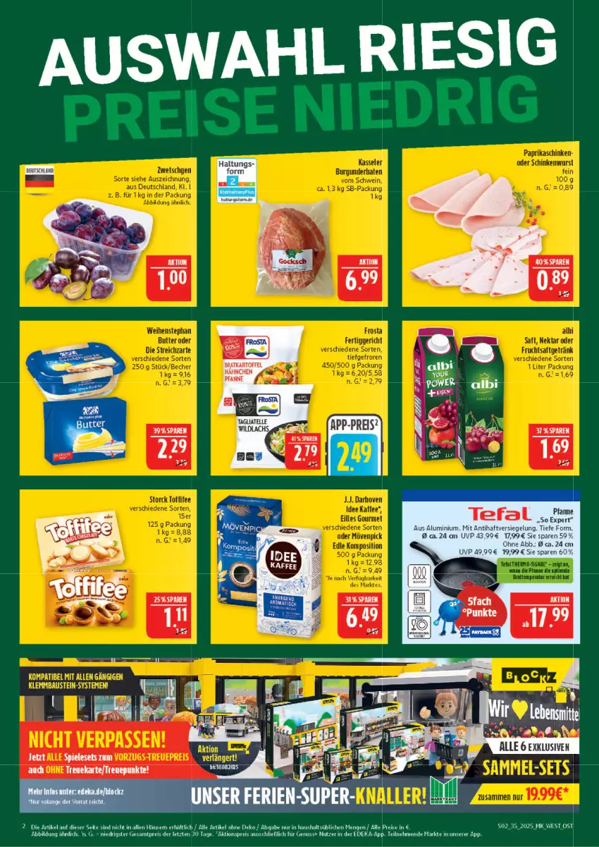 Aktueller Prospekt Marktkauf - Prospekt - von 24.08 bis 30.08.2025 - strona 2 - produkty: aktionspreis, deka, eis, kartoffel, nuss, pfanne, reis, Spiele, tefal, Ti, ZTE